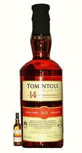 Whiskyflasche mit 105 Litern Fassungsvermögen von Tomintoul