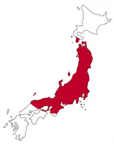 fahne landkarte japan