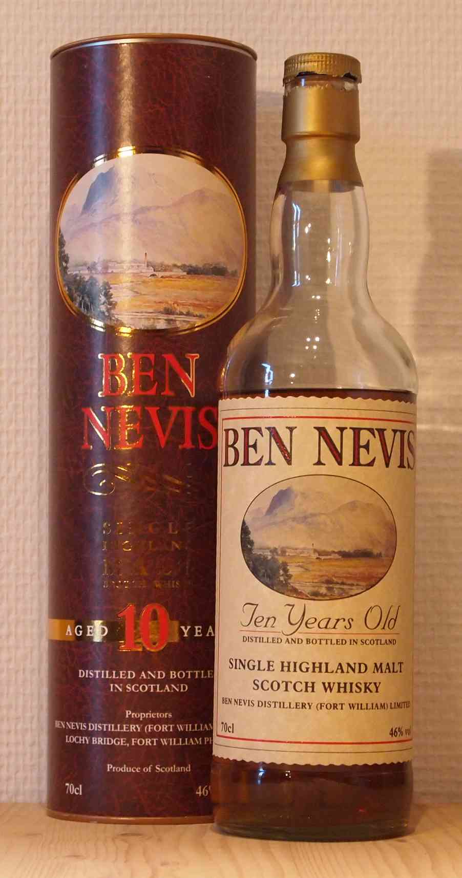 Whisky Ben Nevis 10yo Single Malt Whisky Ben Nevis 10yo