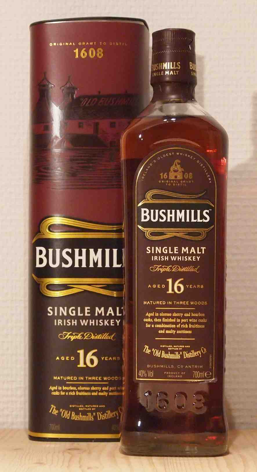 Bushmills Three Woods 16yo Single Malt Whisky Bushmills Three Woods 16yo
