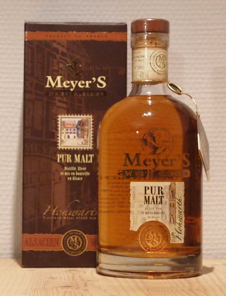 Whisky Meyer's Whisky Alsacien Pur Malt Single Malt Whisky Meyer's Whisky Alsacien Pur Malt