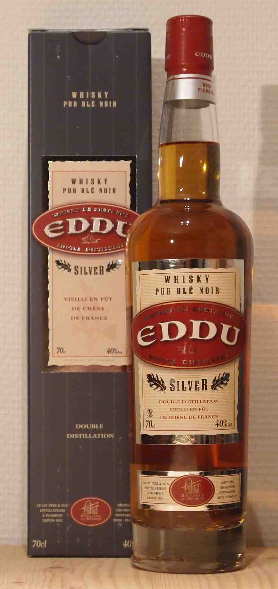 Whisky Eddu Silver Pur Blé Noir Single Malt Whisky Eddu Silver Pur Blé Noir