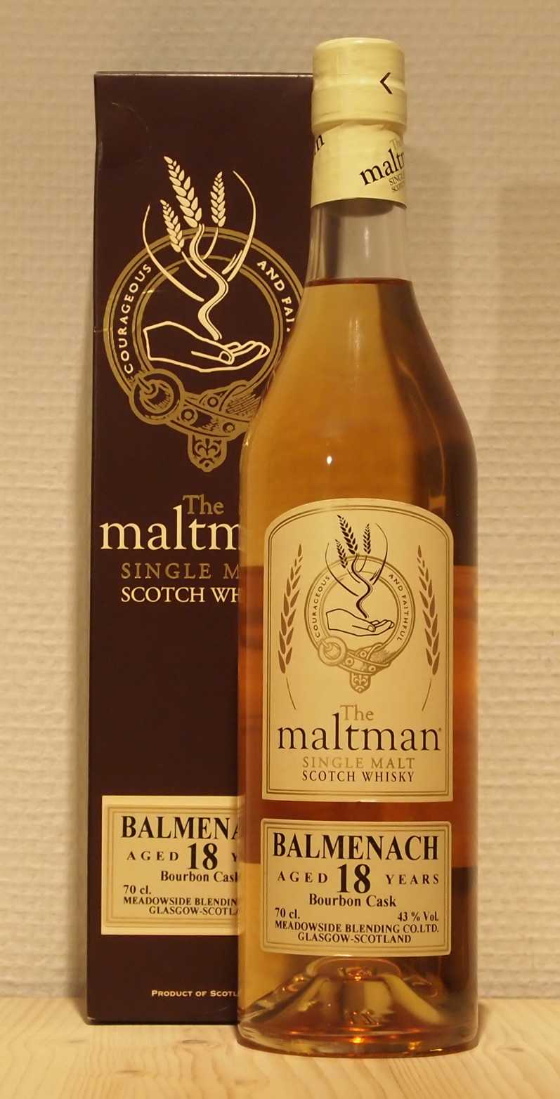 Whisky Balmenach 18yo, The Maltman, 1979 Single Malt Whisky Balmenach 18yo, The Maltman, 1979