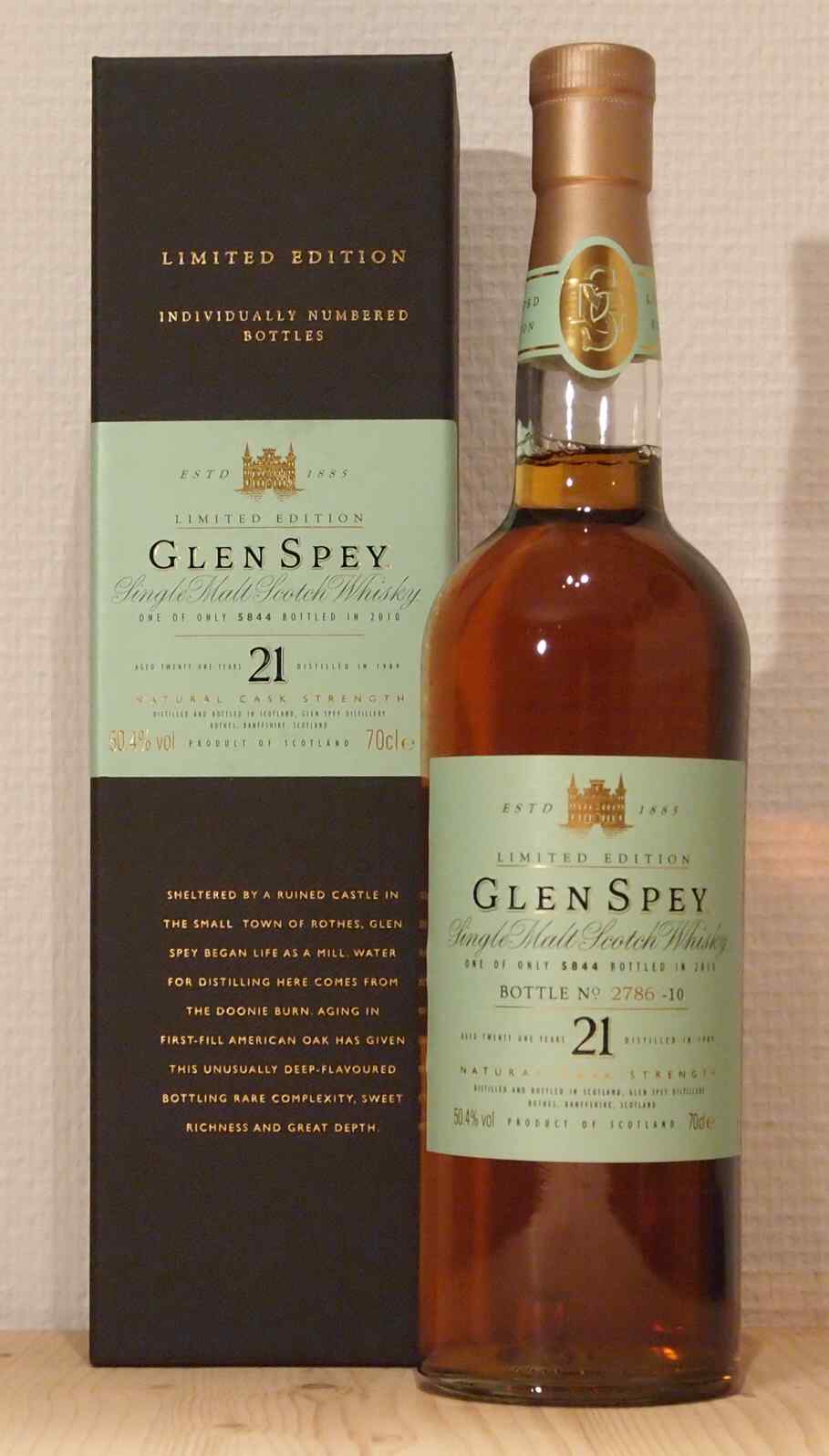 Whisky Glen Spey 21yo, Special Release, 2010 Single Malt Whisky Glen Spey 21yo, Special Release, 2010
