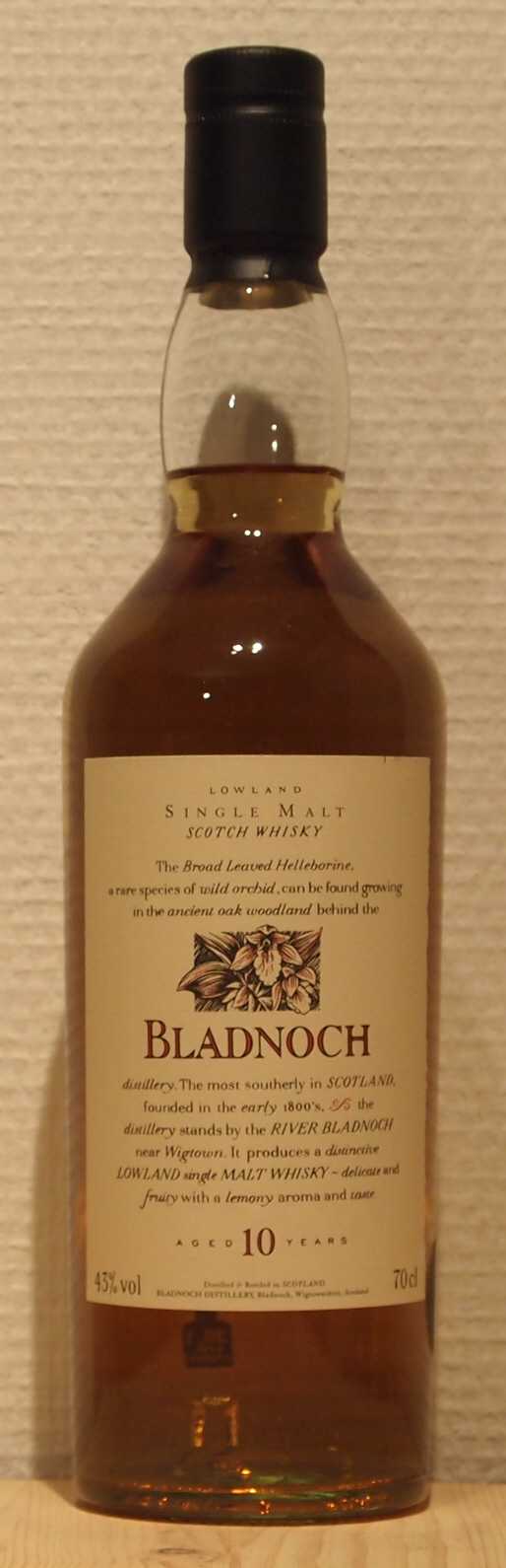 Whisky Bladnoch 10yo, Flora & Fauna Single Malt Whisky Bladnoch 10yo, Flora & Fauna