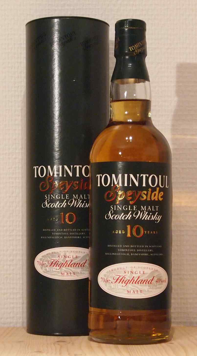 Whisky Tomintoul 10yo, ca. 2005 Single Malt Whisky Tomintoul 10yo, ca. 2005