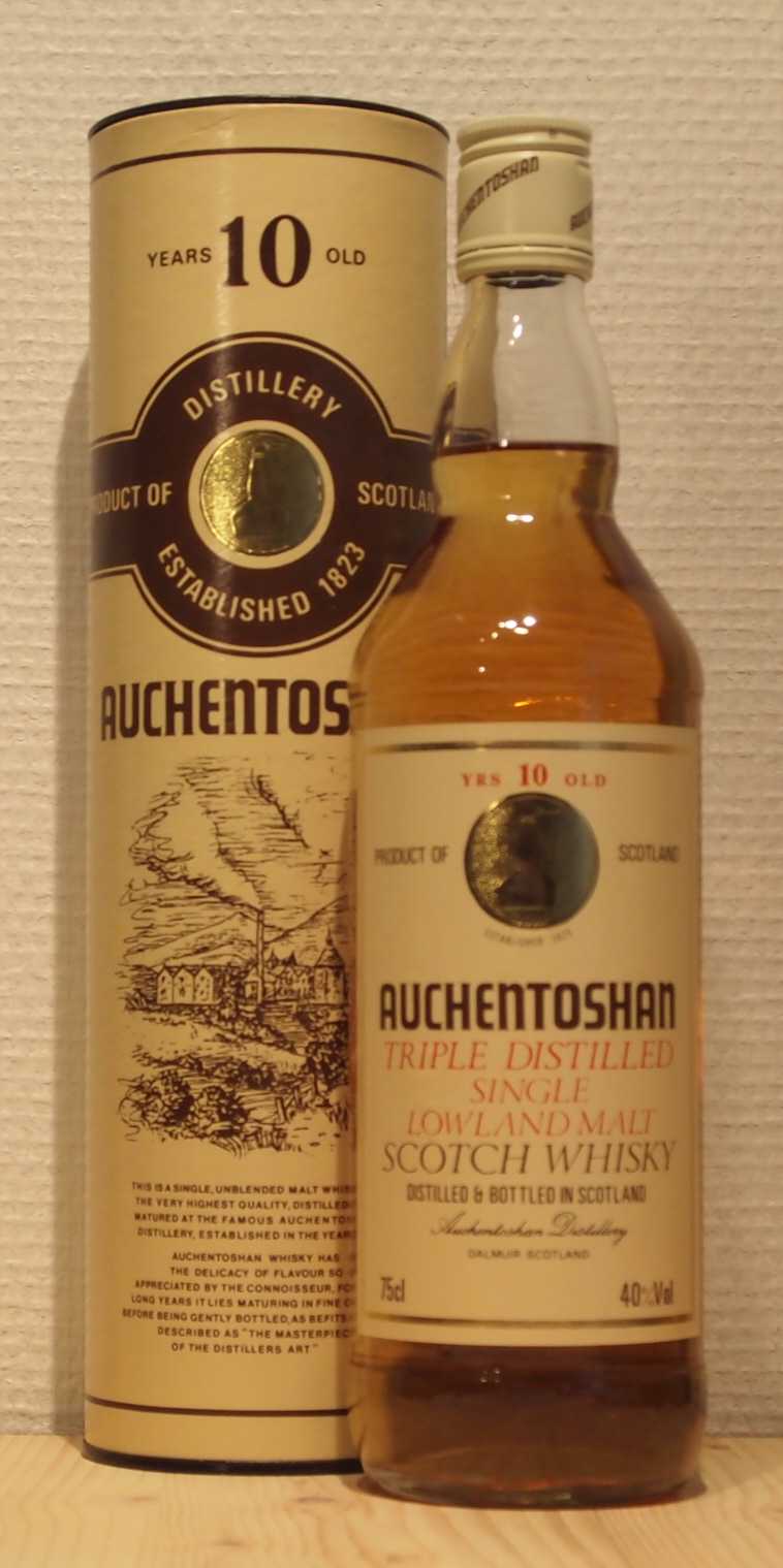 Whisky Auchentoshan 10yo, 1980er Single Malt Whisky Auchentoshan 10yo, 1980er
