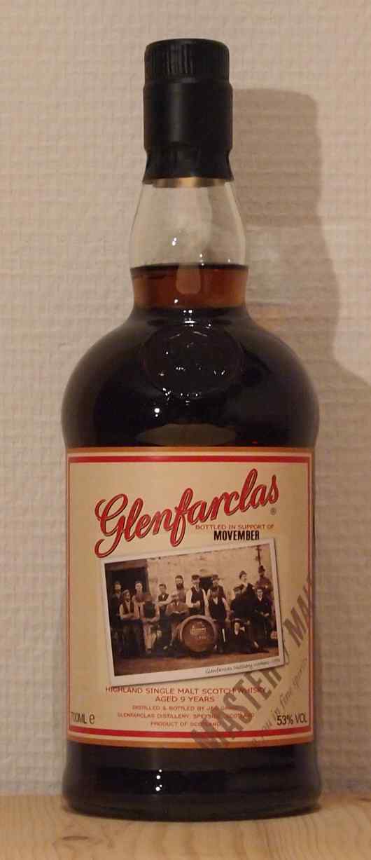 Whisky Glenfarclas 9yo, Movember Single Malt Whisky Glenfarclas 9yo, Movember