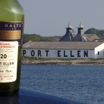 Port Ellen Destillerie Islay von Meer aus